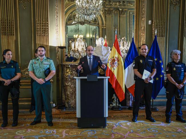 España enviará a París 2024 desde perros detectores de explosivos hasta fuerzas antidrones. Foto: EFE/EPA/CHRISTOPHE PETIT TESSON