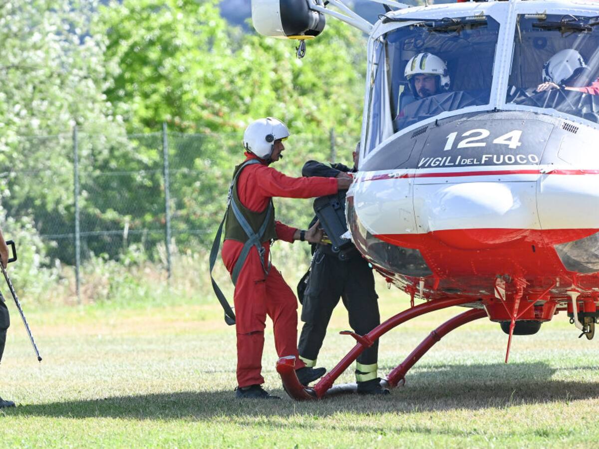 Cinco muertos y dos desaparecidos tras accidente de un helicóptero en Italia