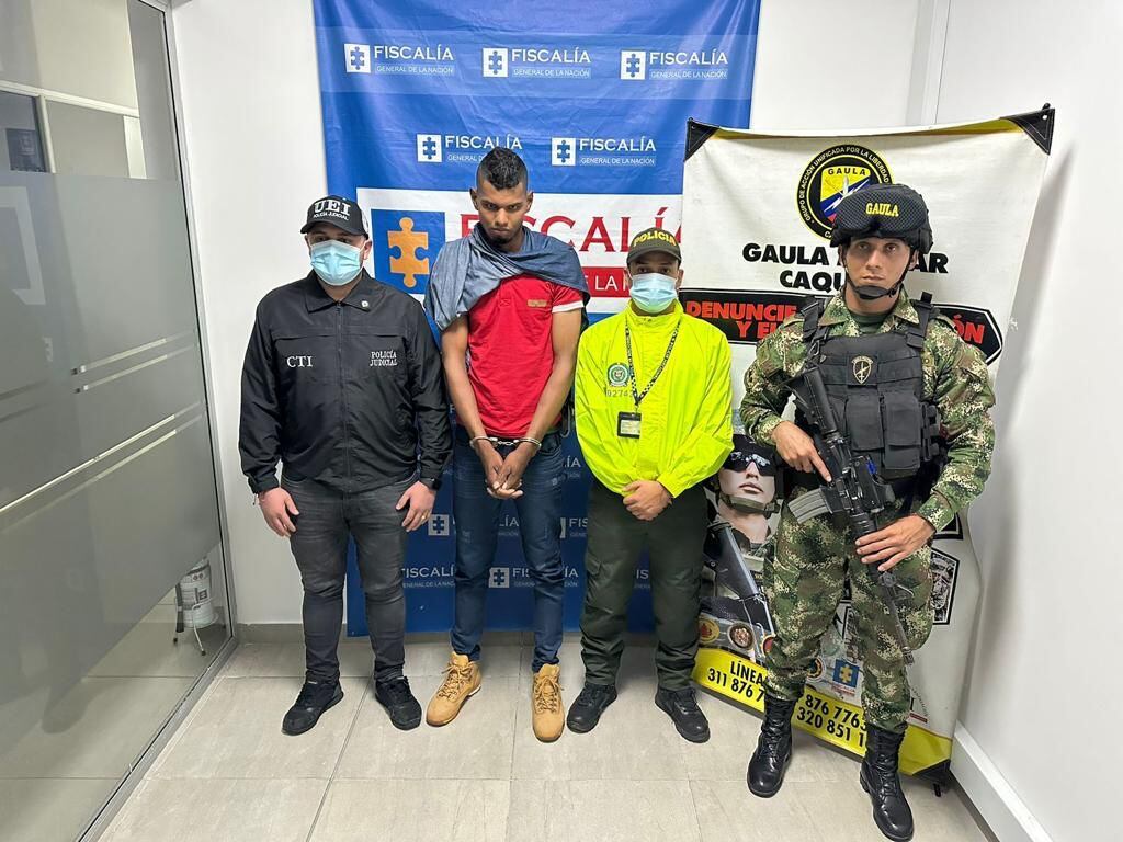 Capturado alias ‘Negro Guama’, presunto cabecilla de disidencias Farc en Caquetá. Foto: Ejército.