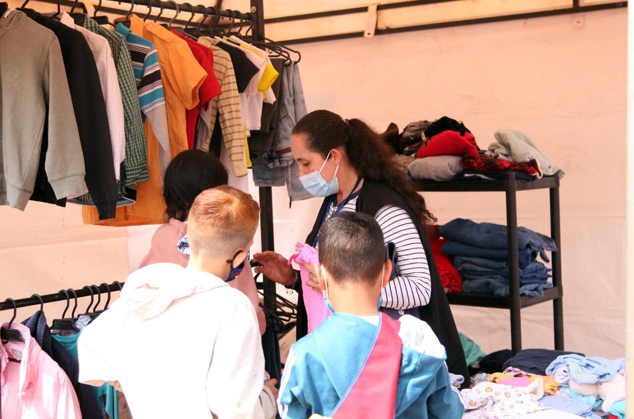 El Ropero Solidario. Foto: Alcaldía de Bogotá.