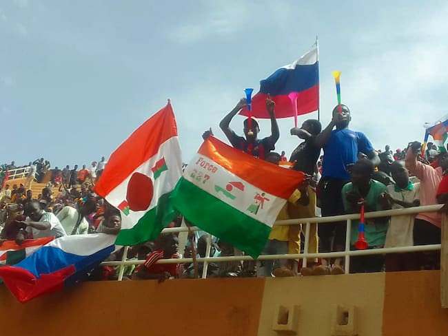 Manifestantes en Níger. EFE/ Issa Ousseini