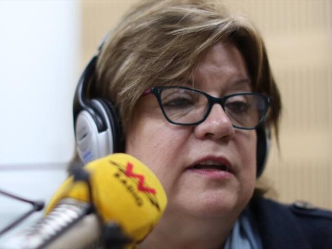 Gloria Borrero, ministra de Justicia, habló sobre lo que se viene para el país ahora que las objeciones de la JEP no pasaron en la Cámara de Representantes.. Foto: W Radio