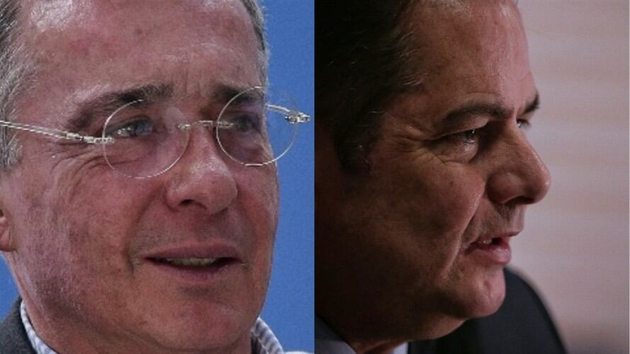 Uribe y Germán Vargas . Foto: Colprensa