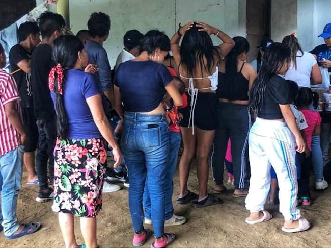 Se tomaron medidas para garantizar la asistencia humanitaria de las más de mil personas que se vieron obligadas a dejar sus hogares. Crédito: Fundación Tierra y Paz.