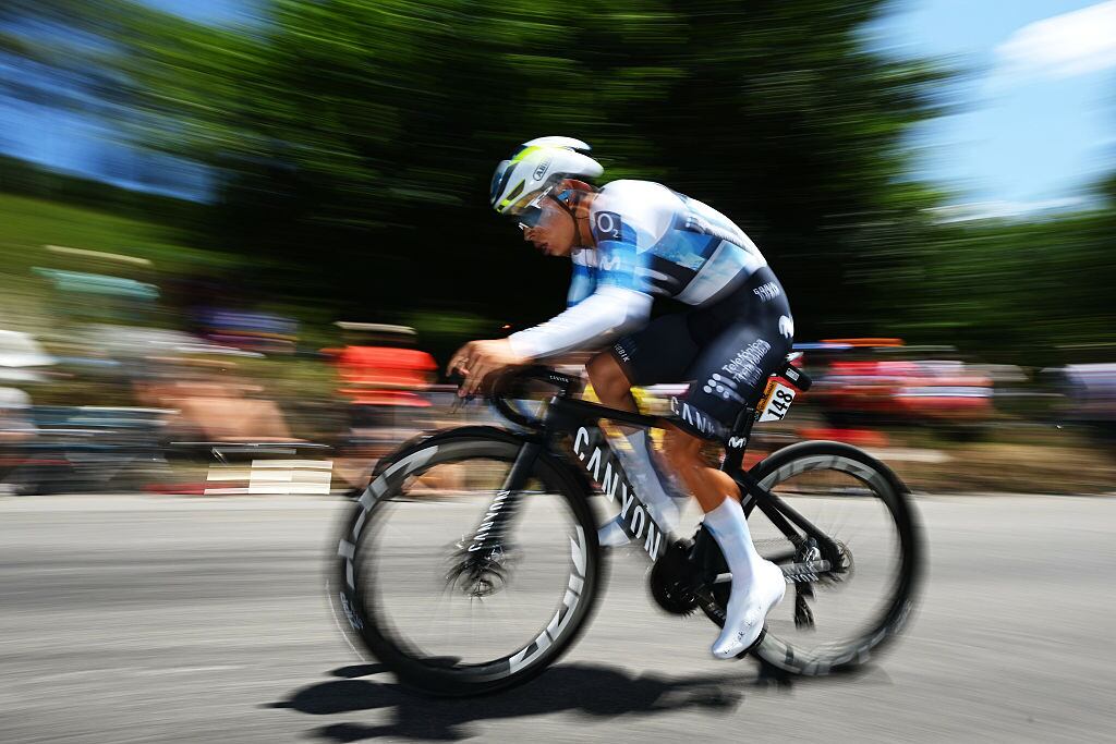 Einer Rubio, ciclista colombiano. Foto: Getty Images.