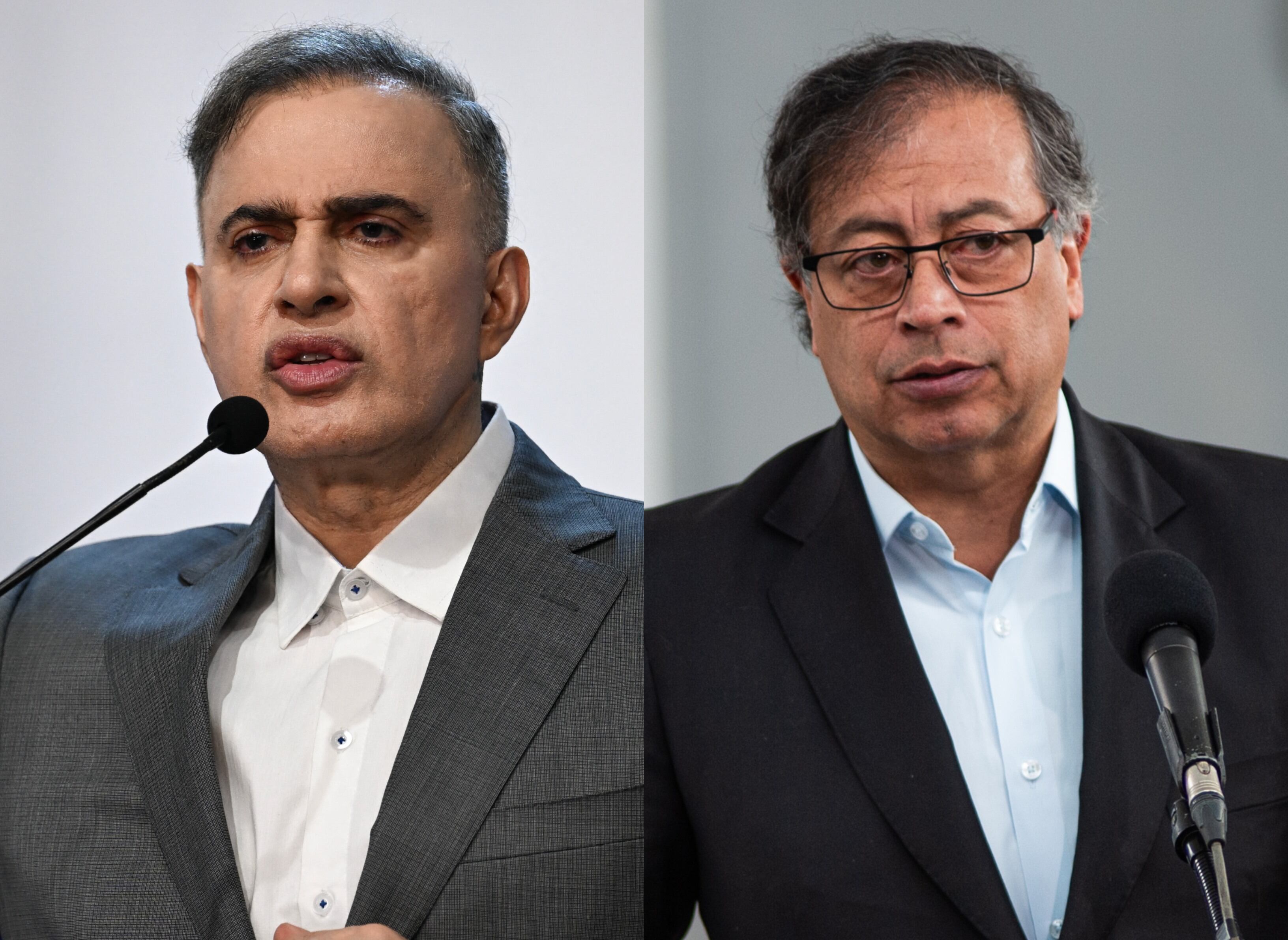 Tarek William Saab y Gustavo Petro | Fotos: GettyImages