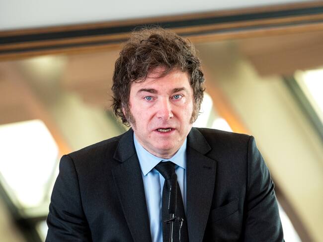 Javier Milei . FOTO: Daniel Bockwoldt/picture alliance vía Getty Images