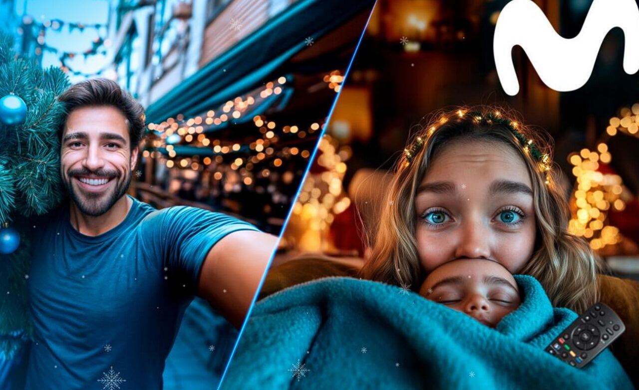 Campaña navideña de inteligencia artificial de Movistar. Foto_cortesía