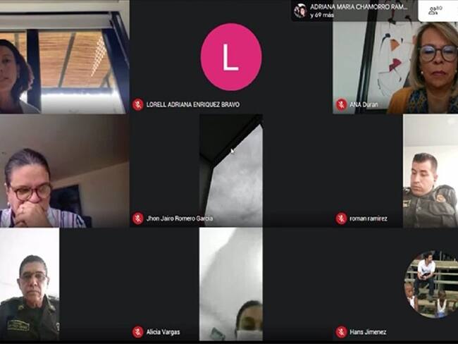 Nancy Patricia Gutiérrez expresó su frustración por no recibir una respuesta por parte de las entidades territoriales.. Foto: Pantallazo video