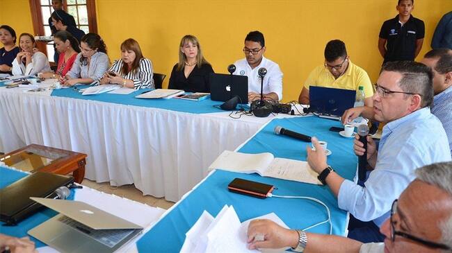 ¿Qué pasó en el primer consejo de gobierno del alcalde Rafael Martínez tras su detención?. Foto: Cortesía Alcaldía de Santa Marta