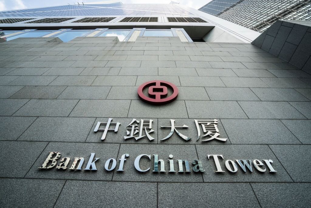 Banco de China. I Foto: Alvin Chan/SOPA Images/LightRocket via Getty Images.