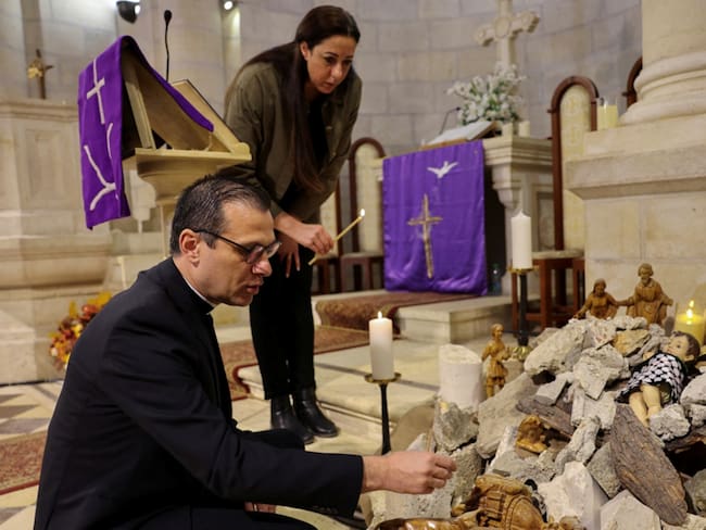 “La Navidad este año será diferente, estamos rotos”: pastor palestino de iglesia en Belén