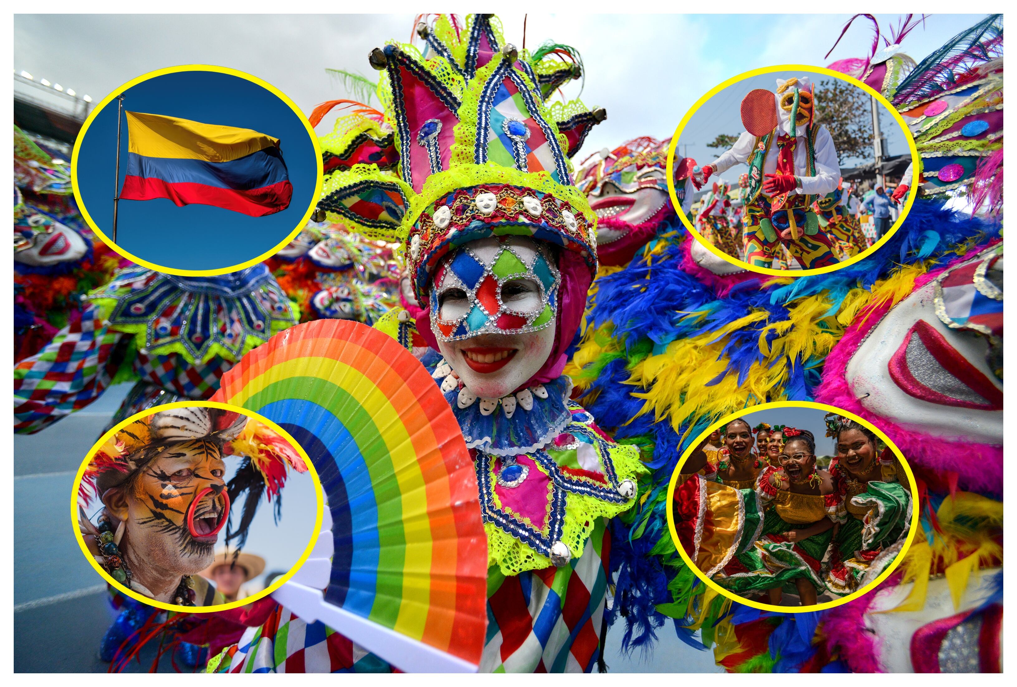 Referencia del Carnaval de Barranquilla. FOTO: Gabriel Aponte/Getty Images.