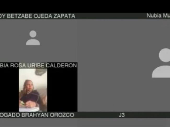 Juez audiencia. Foto: Tomada del video.