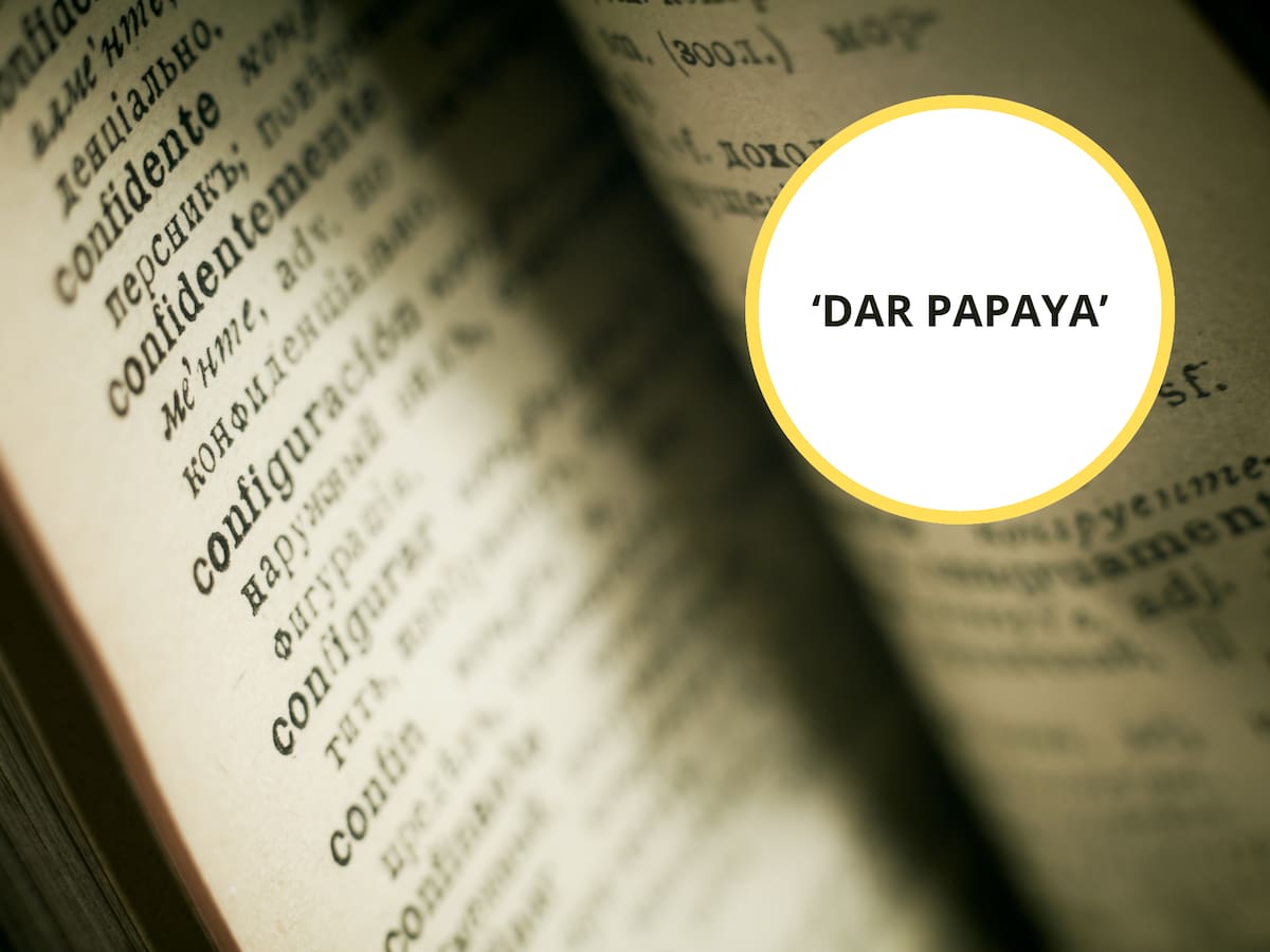 ¿Cuál es el significado de la expresión ‘dar papaya’? Es esto dice la RAE