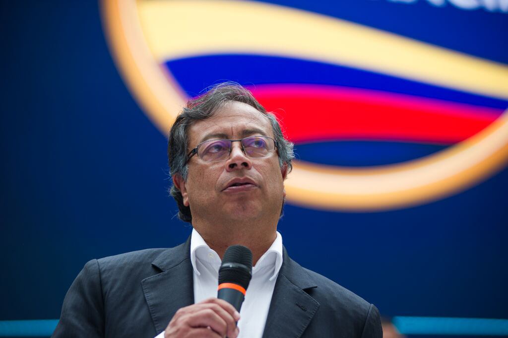 Presidente Gustavo Petro. (Photo by Sebastian Barros/NurPhoto via Getty Images)