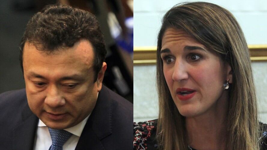 Yanet Giha respondió a W Radio aclarando que la reunión con Eduardo Pulgar (izq) y Acosta Osio fue en el año 2017 y no en el 2016. Foto: Colprensa