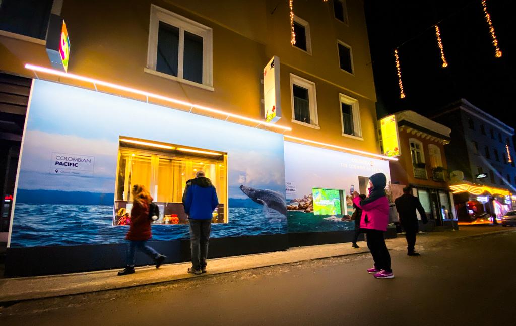 Casa que el Gobierno alquiló en foro mundial en Suiza. Foto: W Radio