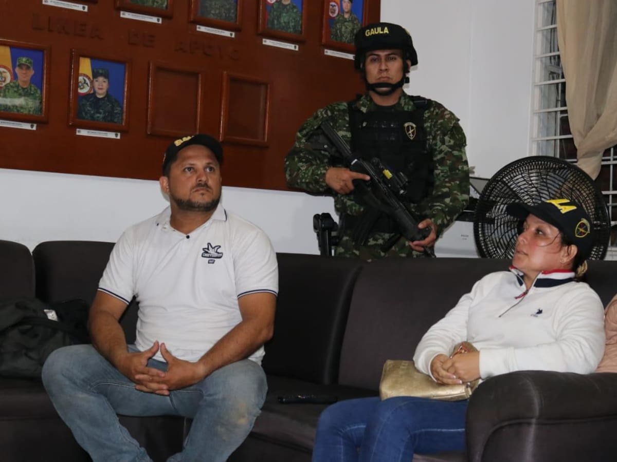 Una pareja fue rescatada por el Ejército Nacional en el municipio de El Zulia