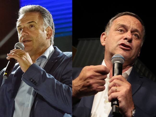 Yamandú Orsi y Álvaro Delgado | Fotos: EFE