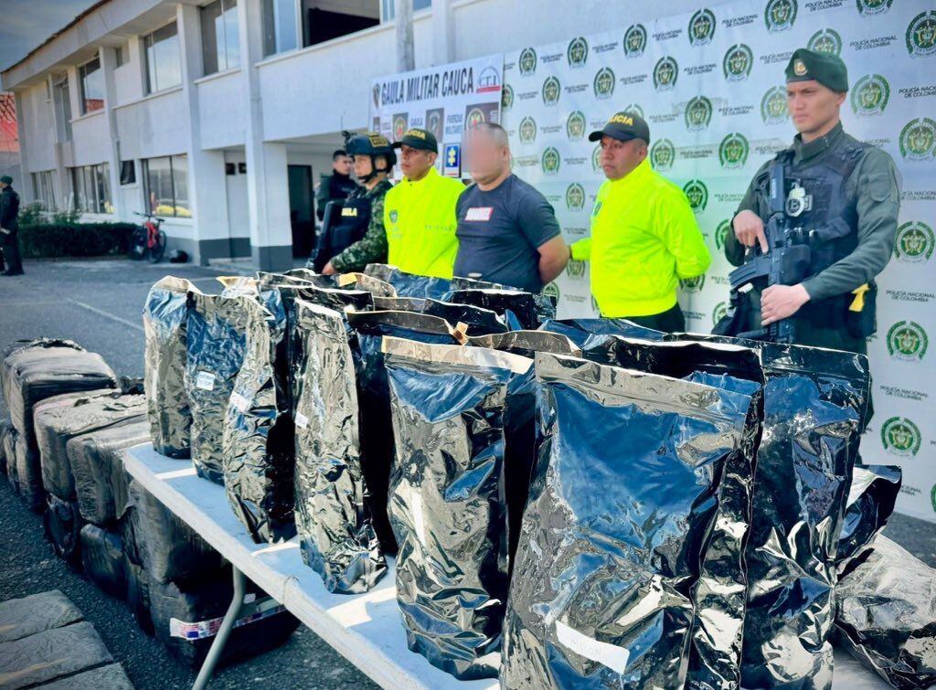 Gaula y Policía alertan de una nueva modalidad para camuflar y transportar droga. Foto: Ejército Nacional.