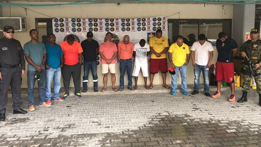 Caen presuntos aliados del Clan del Golfo que ayudaban a sacar cocaína hacia el exterior . Foto: Cortesía