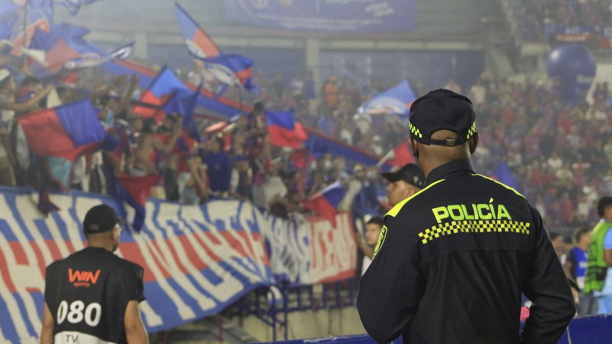 Policía desplegó 600 uniformados para el partido Unión Magdalena vs. Llaneros FC