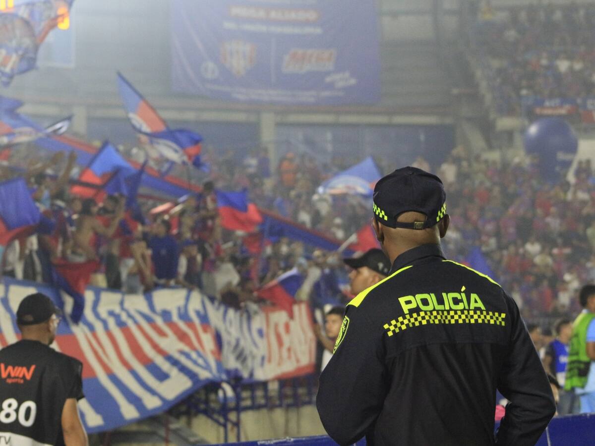 Policía desplegó 600 uniformados para el partido Unión Magdalena vs. Llaneros FC