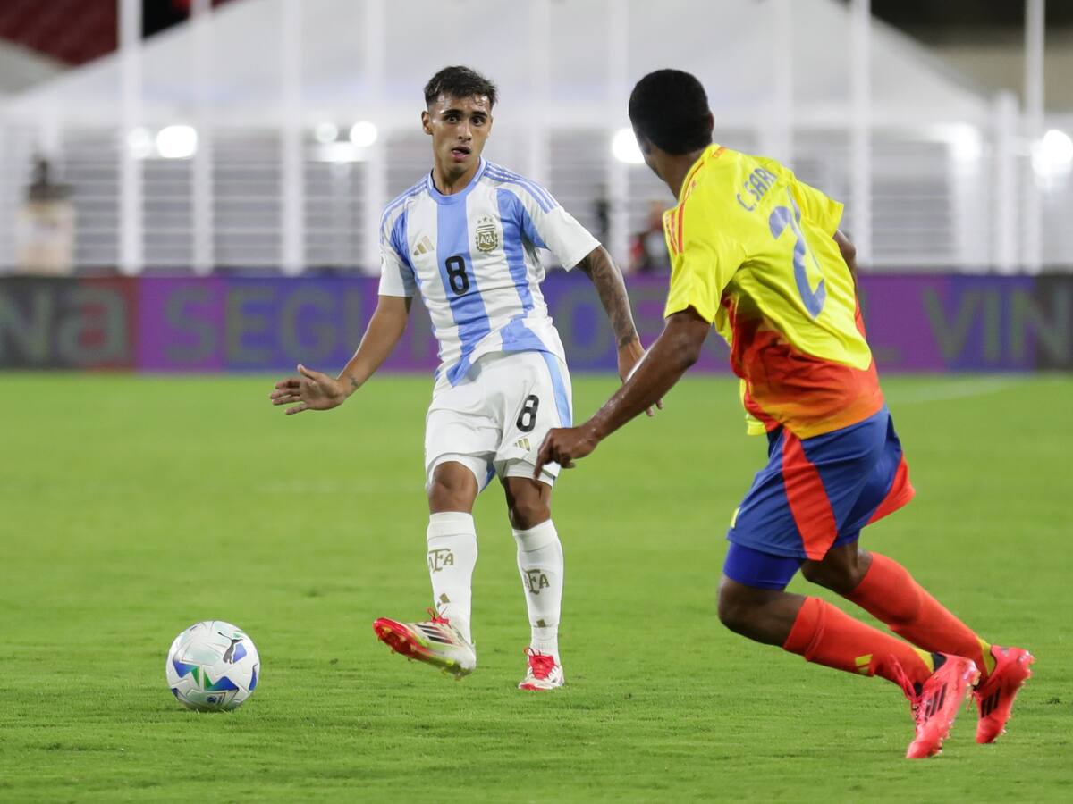 Colombia perdió 1 -0 contra Argentina y pone en duda su clasificación al Mundial Sub 20