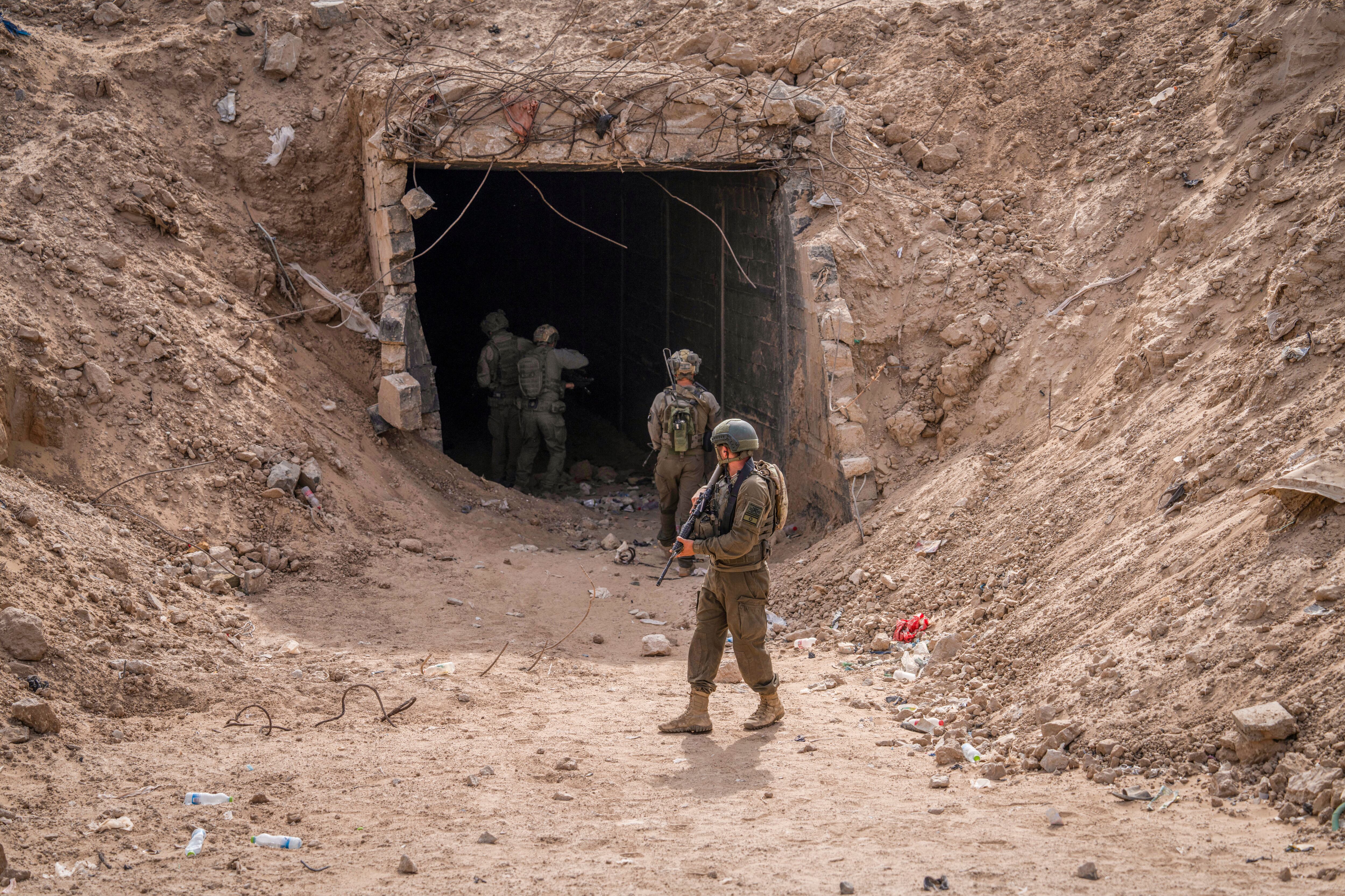 Tuneles en Rafah. Foto: Ilia Yefimovich/picture alliance via Getty Images