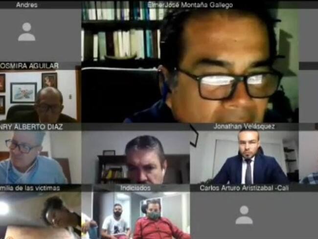 En la mañana del sábado continuarán las diligencias para la imputación de cargos a los capturados. Foto: Cortesía