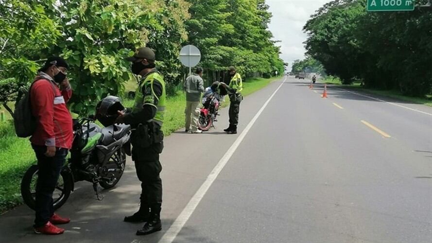 En terminales de Sogamoso y Tunja se espera el ingreso de al menos 12.000 pasajeros.. Foto: Policía