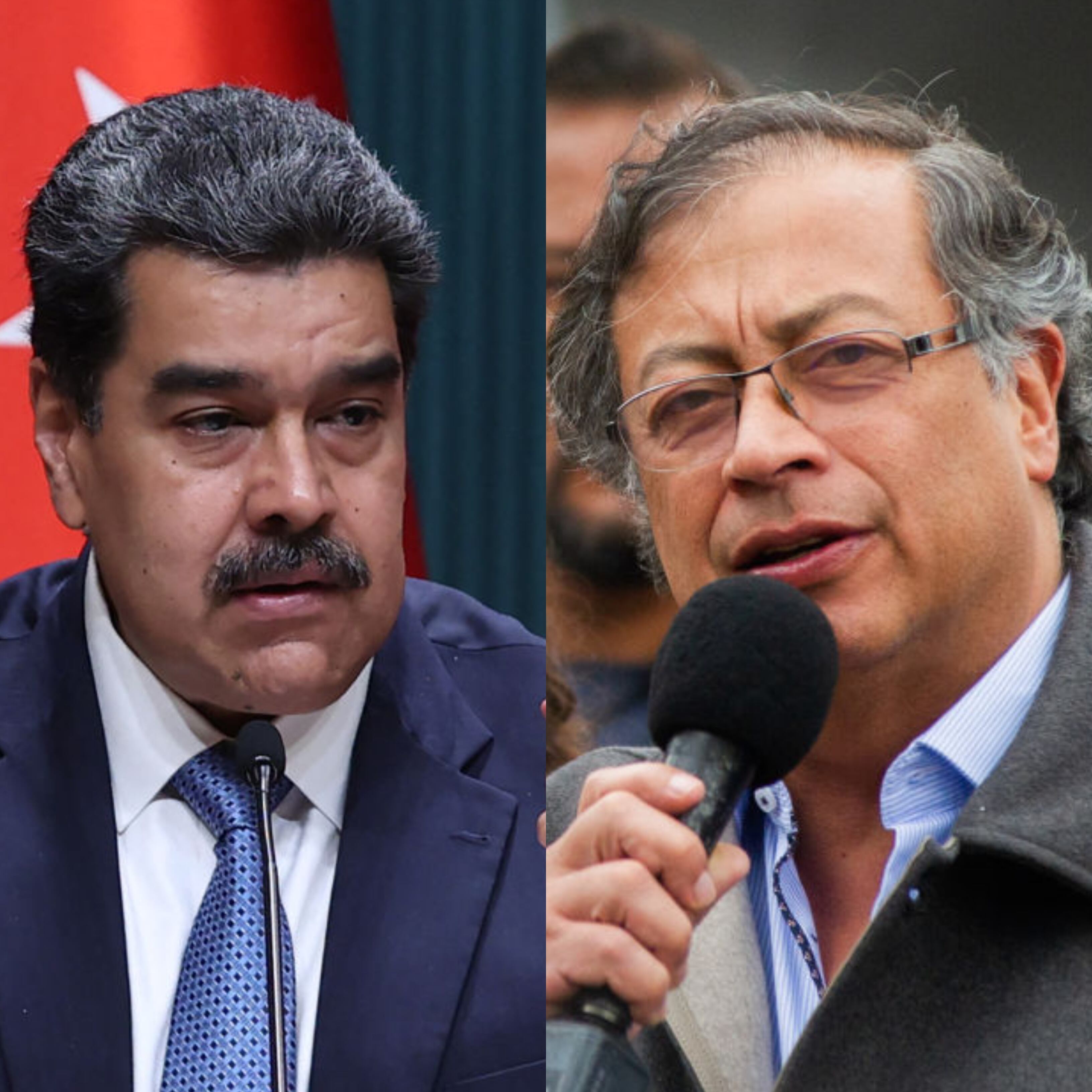 Nicolás Maduro y Gustavo Petro. Foto: Getty Images.