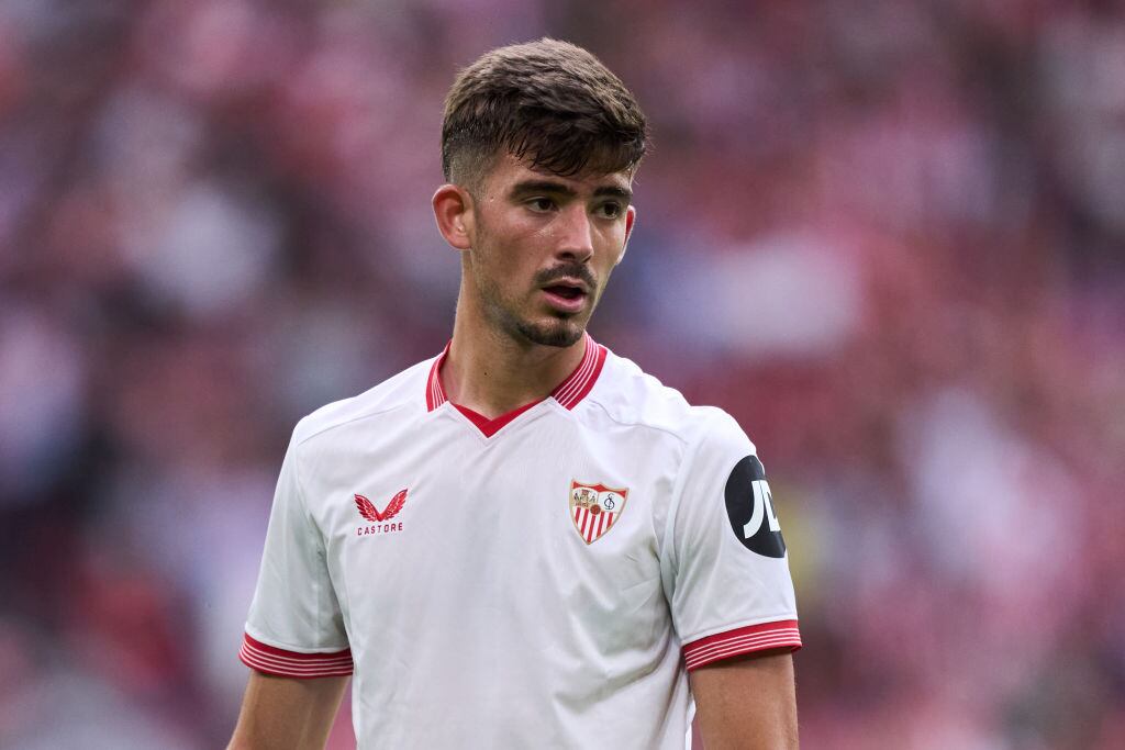 Kike Salas del Sevilla FC. I Foto: Juan Manuel Serrano Arce/Getty Images.