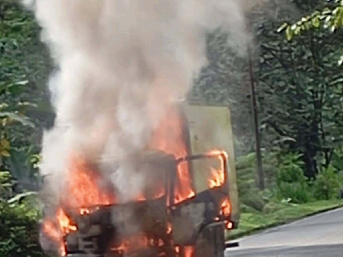 Alerta en Risaralda por nueva acción del ELN en la vía Quibdó - Pueblo Rico