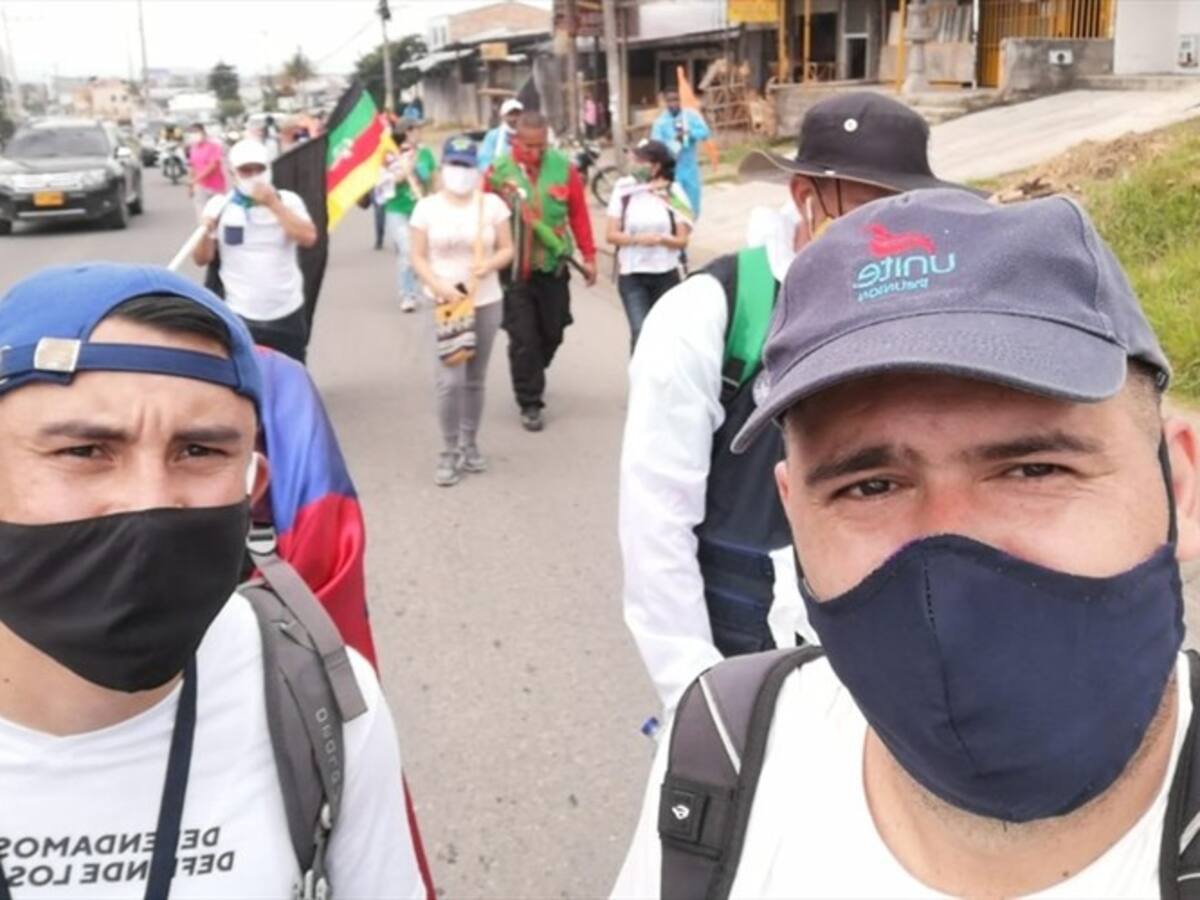 Líderes sociales del Cauca inician una marcha a Bogotá