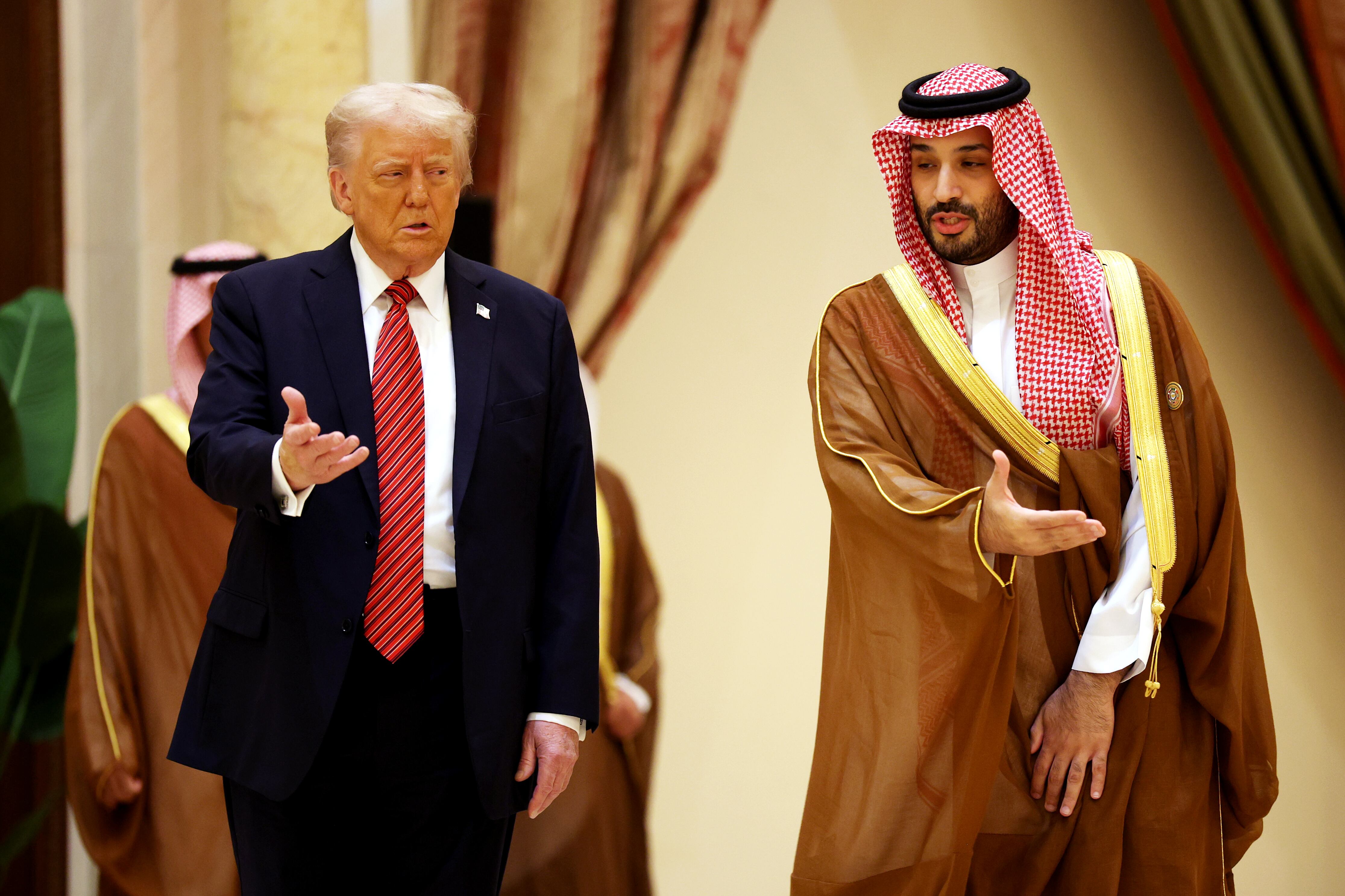 Donald Trump y Mohammed bin Salman. Foto: Win McNamee/Getty Images