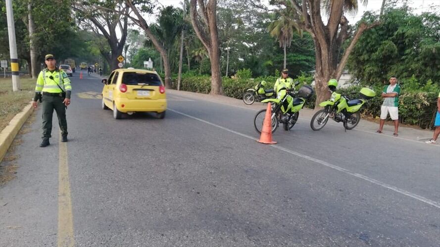 Día sin carro en Montería. Foto: Cortesía