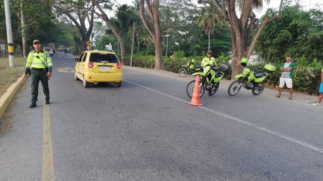 Día sin carro en Montería. Foto: Cortesía