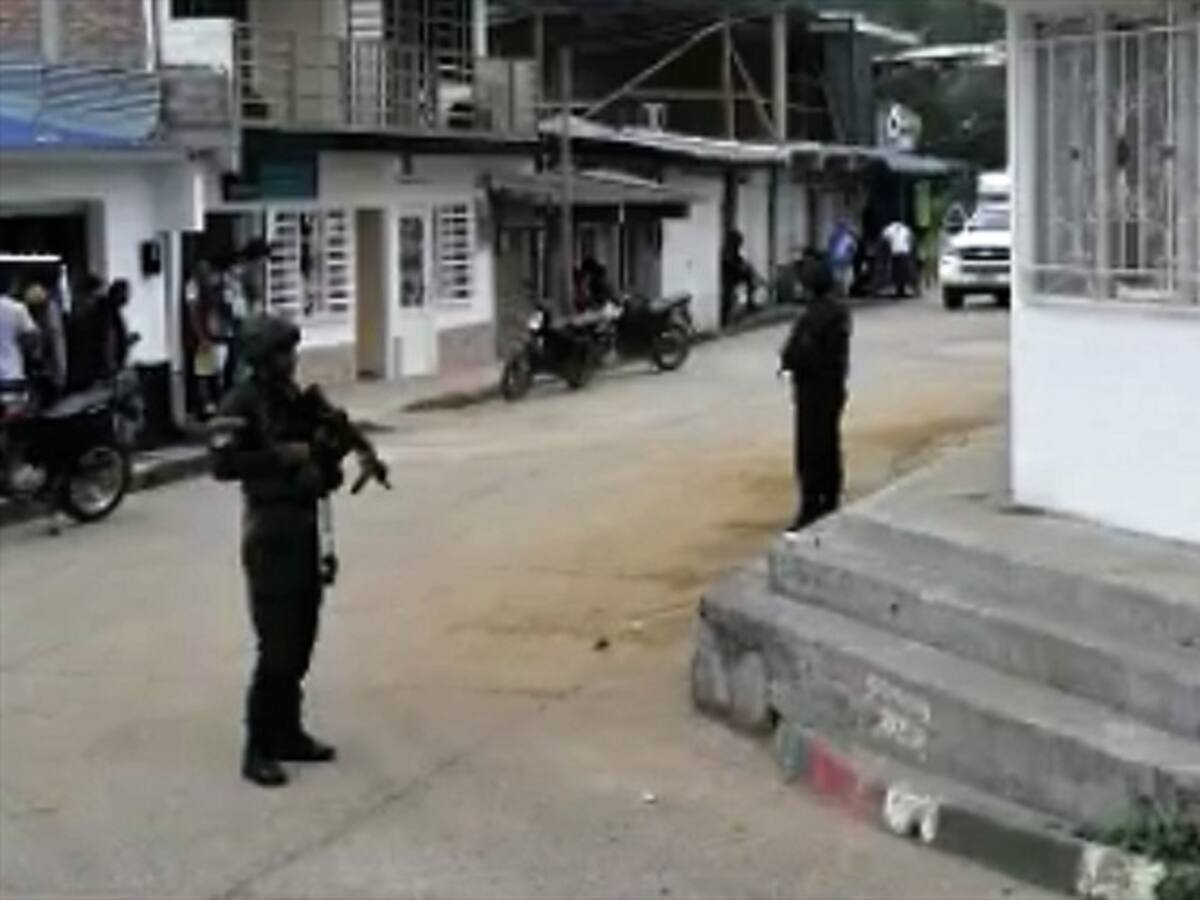 Un policía muerto deja ataque en Toribío, Cauca