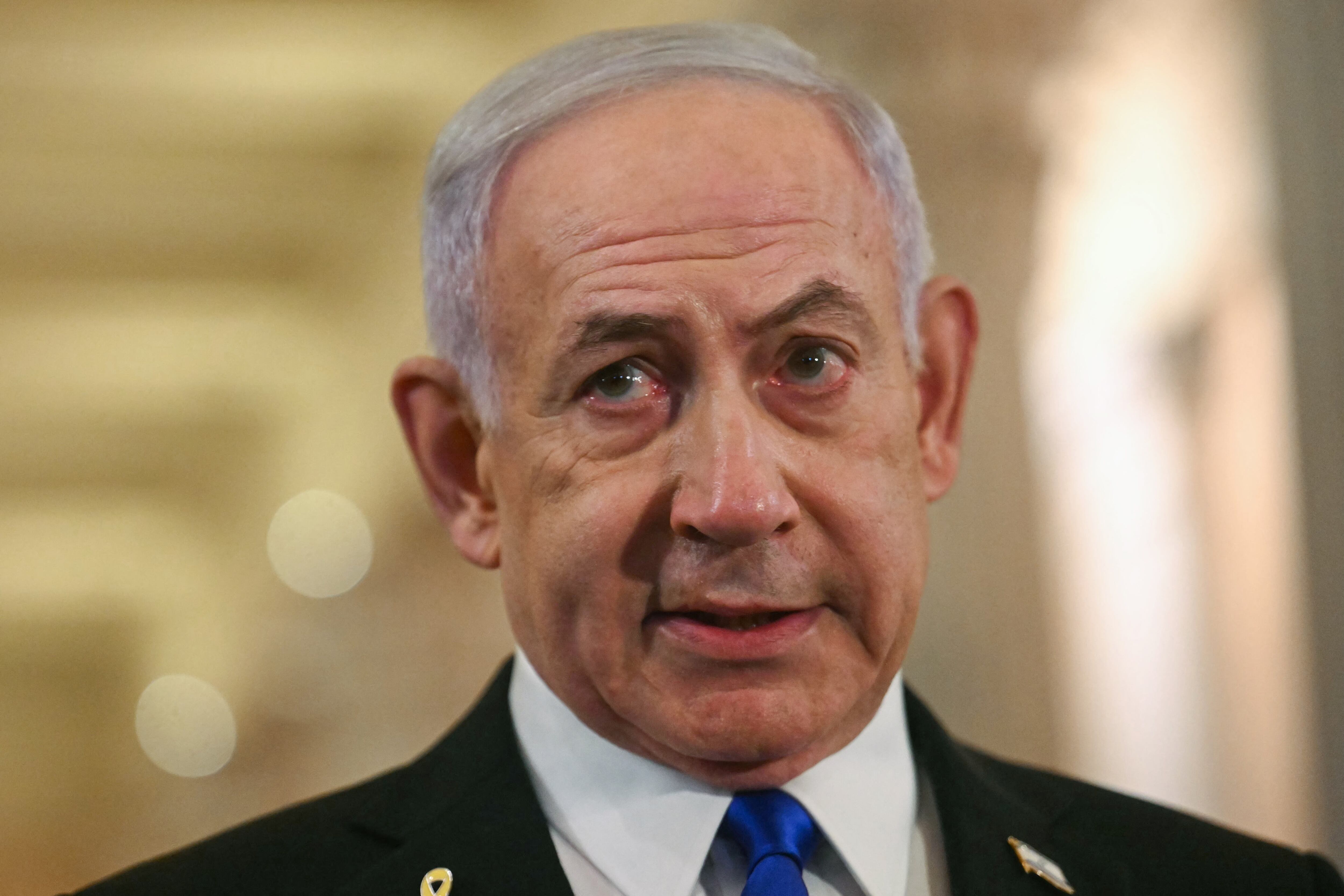 El primer ministro israelí, Benjamin Netanyahu. (Foto de JIM WATSON/AFP vía Getty Images)