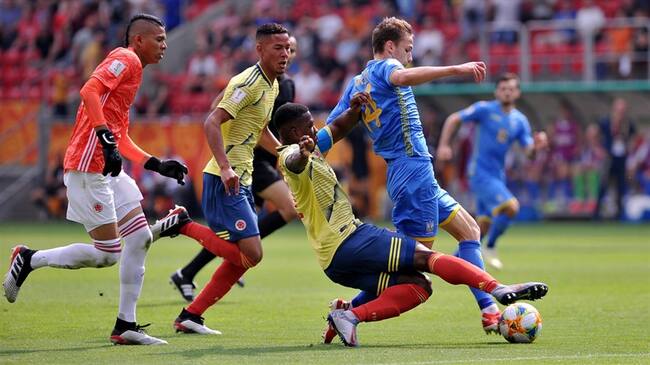 Un error del portero de la Selección de Colombia ayudó para que Ucrania abriera el marcador. Foto: Getty Images