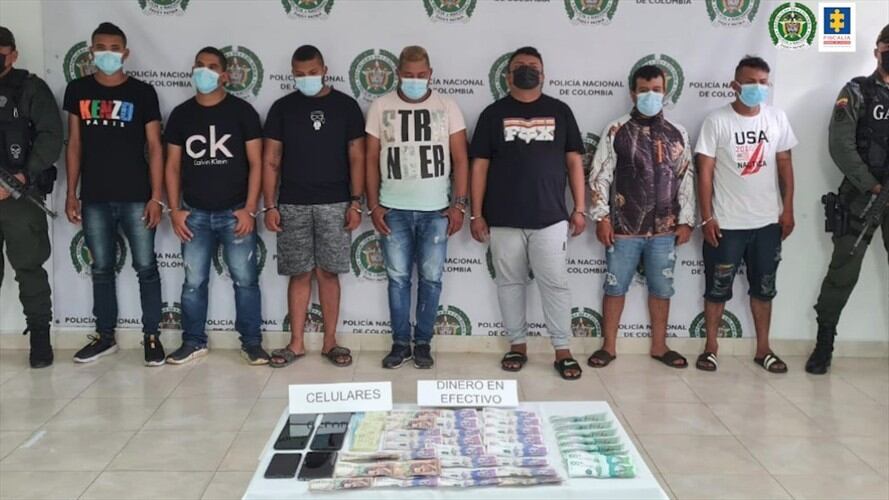 A la cárcel 7 presuntos extorsionistas del Clan del Golfo en Córdoba. Foto: Fiscalía.