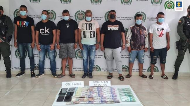 A la cárcel 7 presuntos extorsionistas del Clan del Golfo en Córdoba. Foto: Fiscalía.
