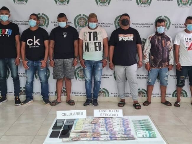 A la cárcel 7 presuntos extorsionistas del Clan del Golfo en Córdoba. Foto: Fiscalía.