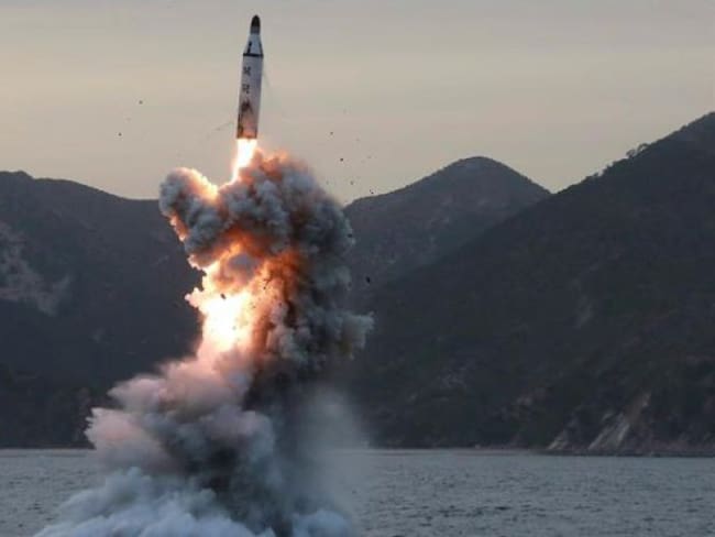 Imagen de referencia misil de Corea del Norte. Foto: Getty Images