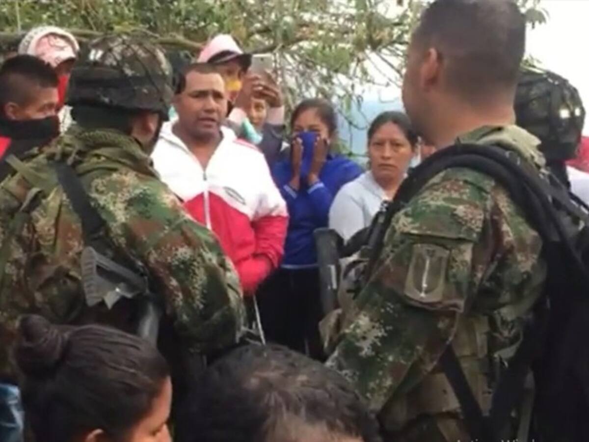 Civiles frustraron la captura de alias Niño, disidente de las Farc en Cauca