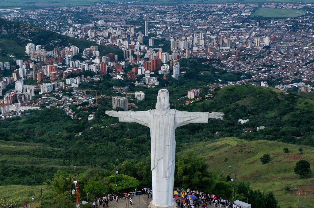 Cristo Rey en Cali. Foto: Getty Images.