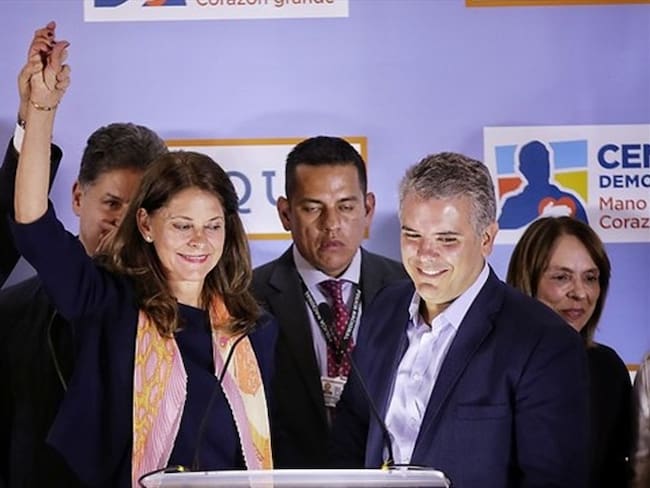 Marta Lucía Ramírez le pide al Partido Conservador apoyar la candidatura de Duque. Foto: Colprensa