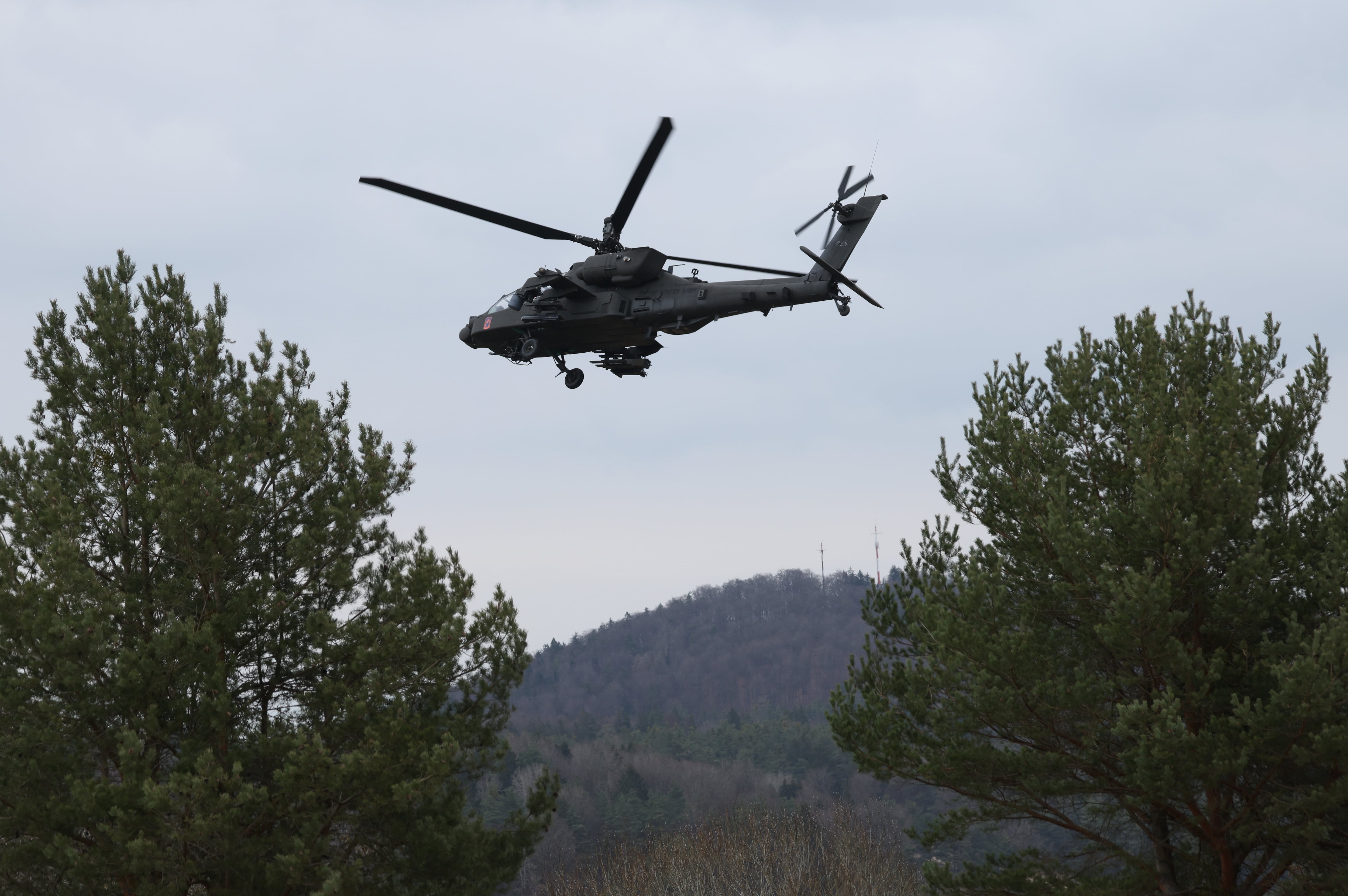 Helicóptero militar. FOTO: Sean Gallup/Getty Images.